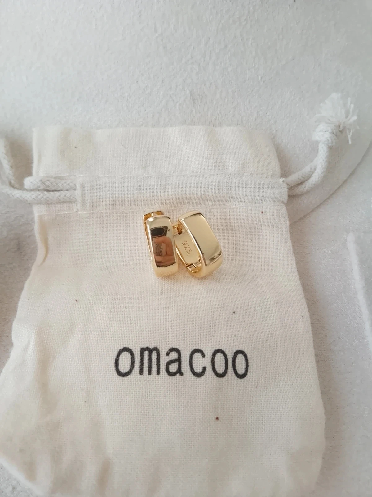 boucles d'oreilles plaqué 925 Omacoo